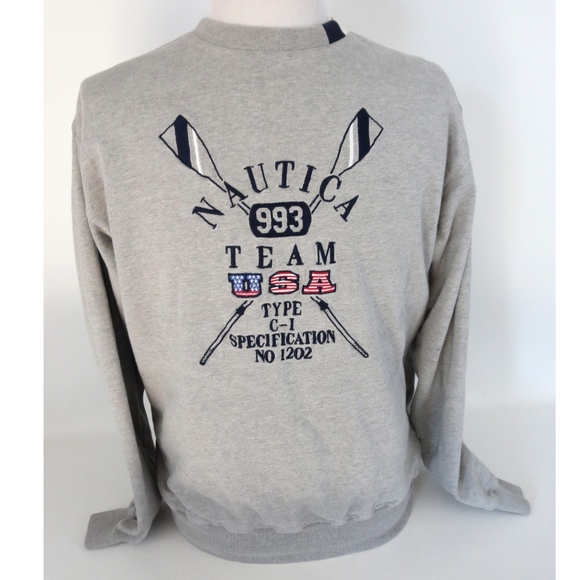 Nautica Medium Sweatshirt Team USA 993 Crewneck - Picture 4 of 6